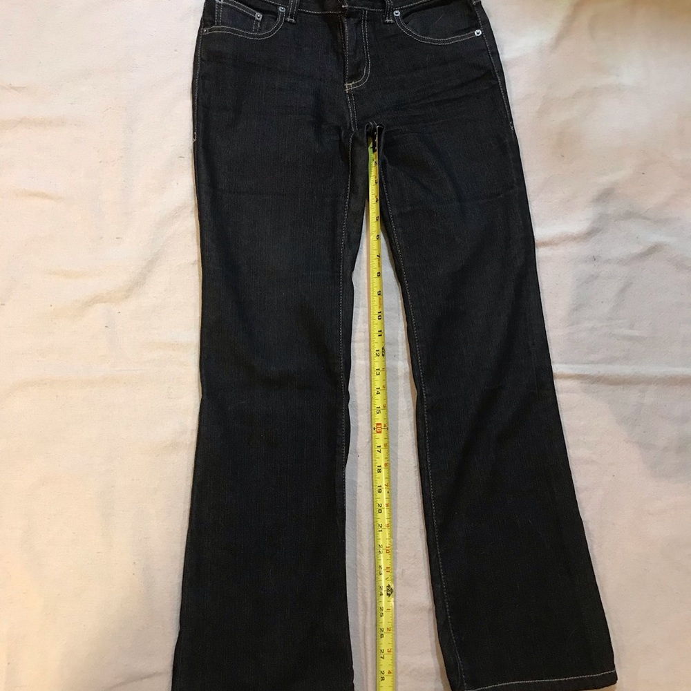 $5 w/bundle, DKNY Boot cut 4 S, Blk denim